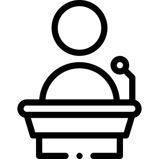 Icône de conférence
