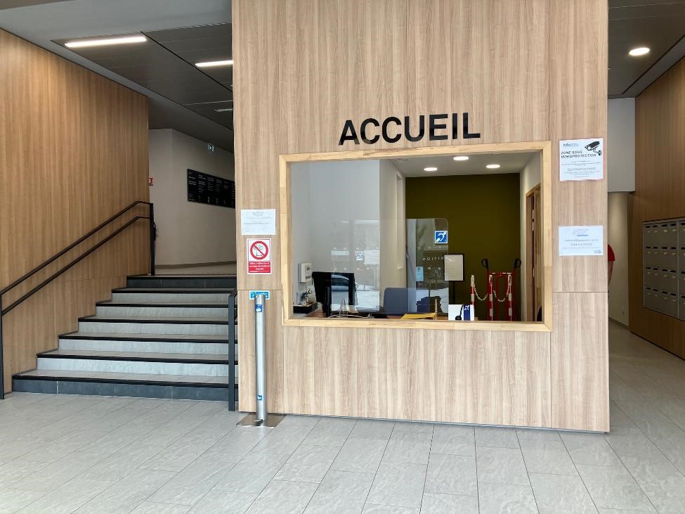 Photo de l'accueil de notre association